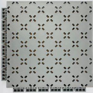 Tấm nhựa plastic màu xám lót sân thể thao