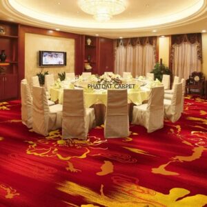 Thảm Trải Sàn Màu Đỏ Cao Cấp PKL8034