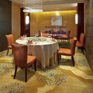 Thảm Hoa Văn Cao Cấp Màu Vàng PKL8045