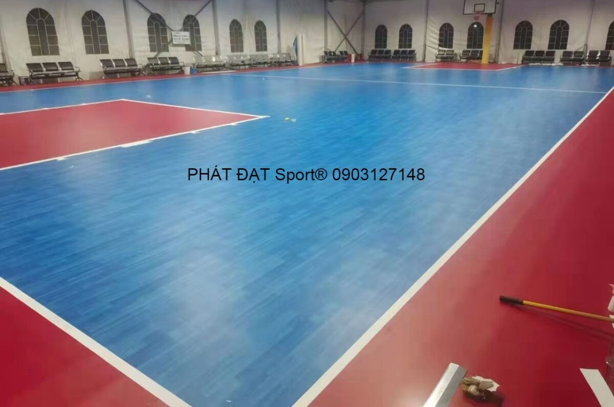 Thảm trải sân bóng rổ basketball - Ảnh 4
