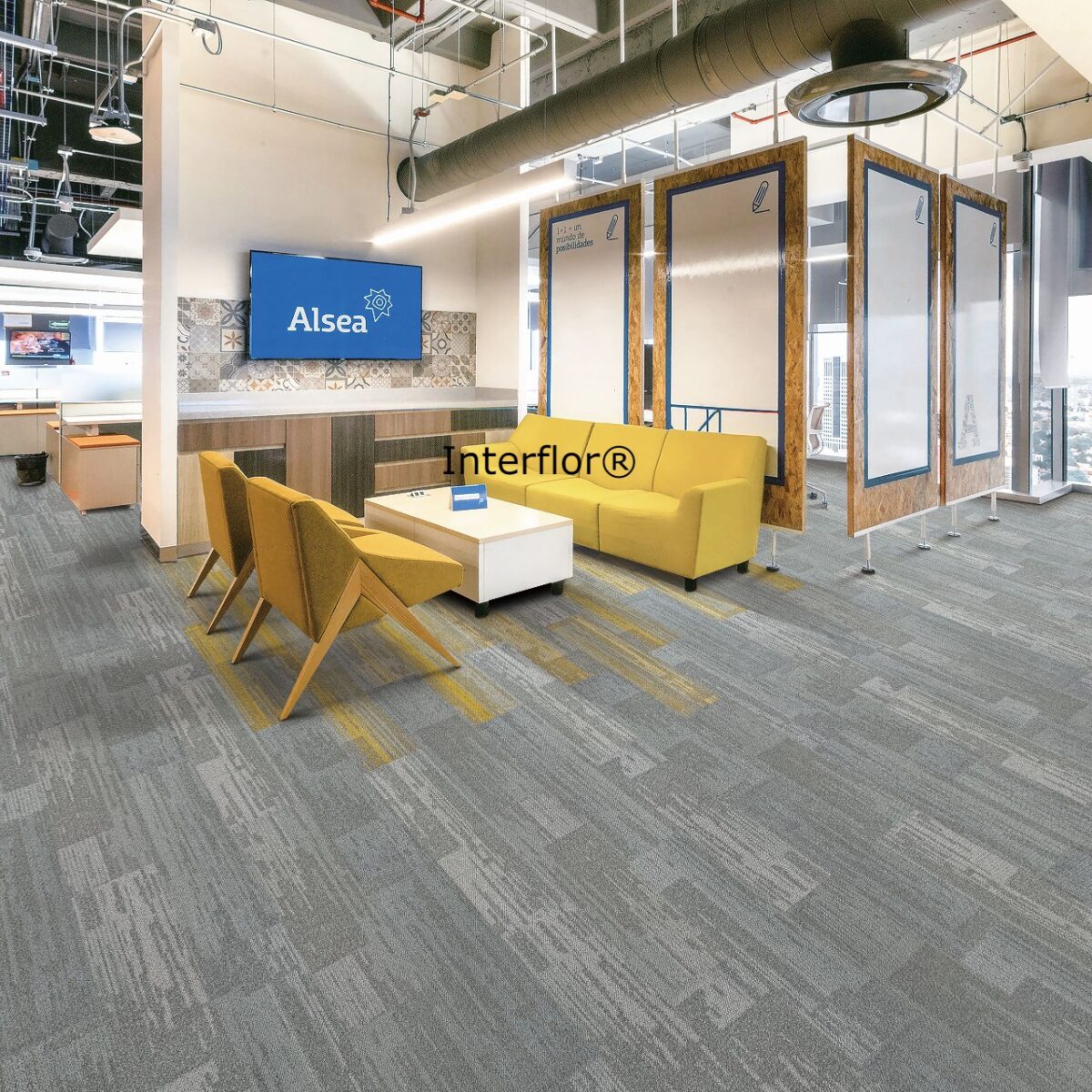 Thảm trải sàn Interflor IF200 A08 B08 - Ảnh 1