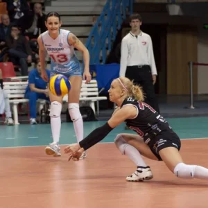 Thảm vinyl trải sân bóng chuyền