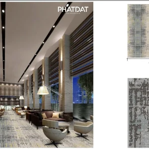 thảm lót sàn cuộn in