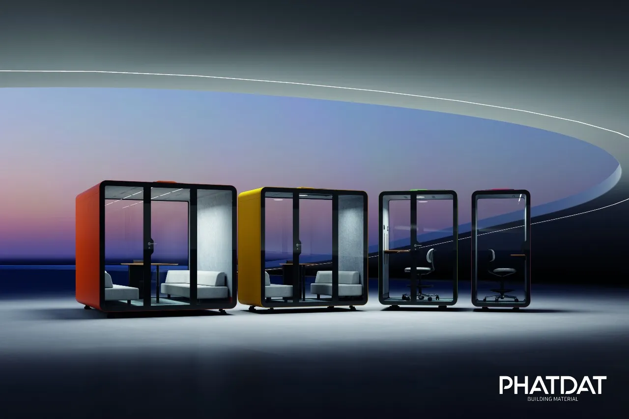 Size phonebooth 2-4-6-8 người