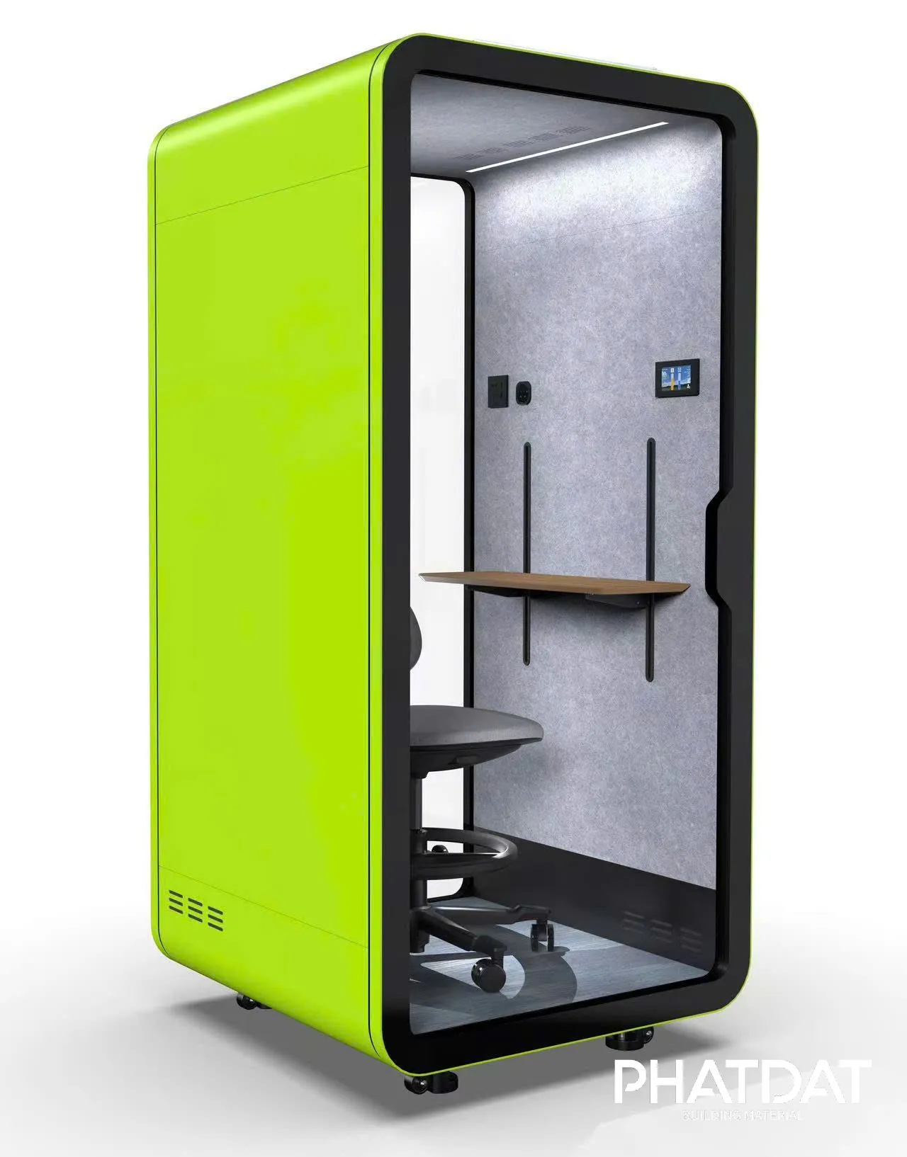 Phone Booth Văn Phòng 1 Người TB-S Xanh Lá - Ảnh 1