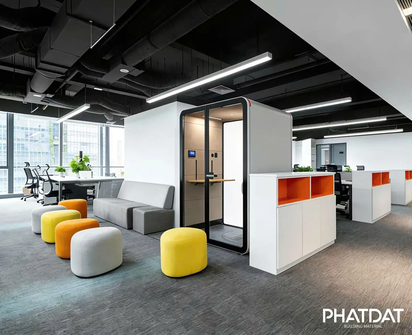 Một Số Hình Ảnh Sản Phẩm Cabin Phonebooth Văn Phòng Mới Nhất 2026