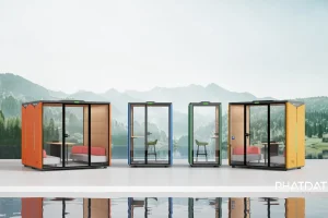 Buồng Cách Âm Văn Phòng Telebooth Elegant