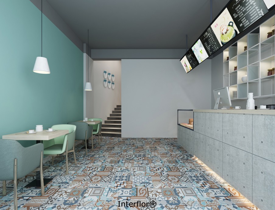 san-vinyl-gach-bong-interflor sàn vinyl gạch bông interflor