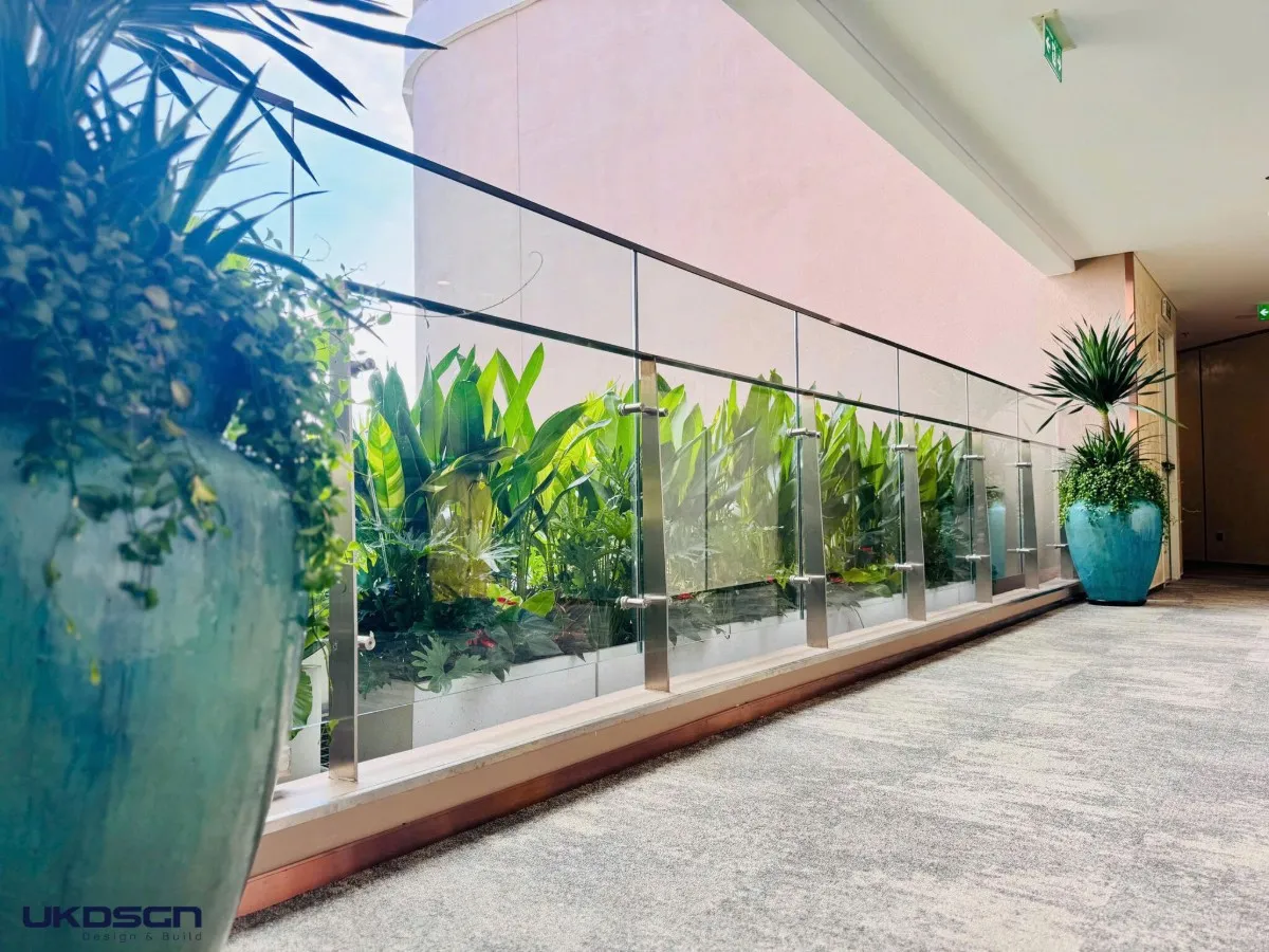 Khung cảnh hữu tình. Tổng thầu UKDSGN. Thầu phụ sàn thảm Phát Đạt Group