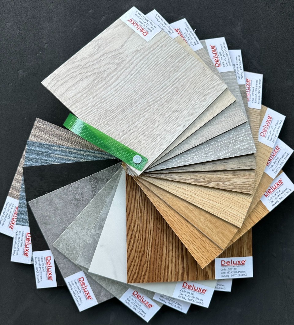 sàn nhựa giả gỗ deluxe