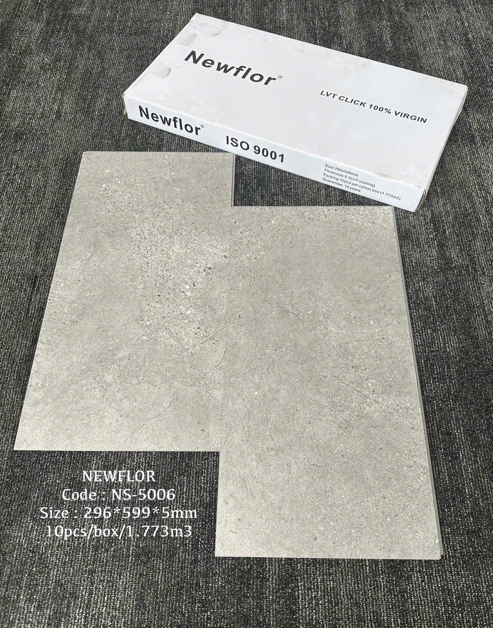 Sàn vinyl hèm khóa dẻo NS5006