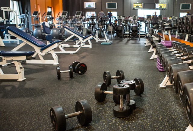 thảm cao su trải sàn gym phát đạt