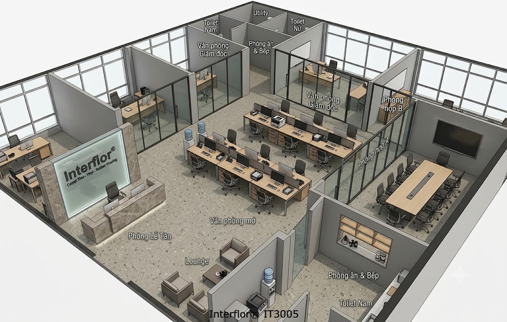 Sàn Nhựa Terrazzo IT3005