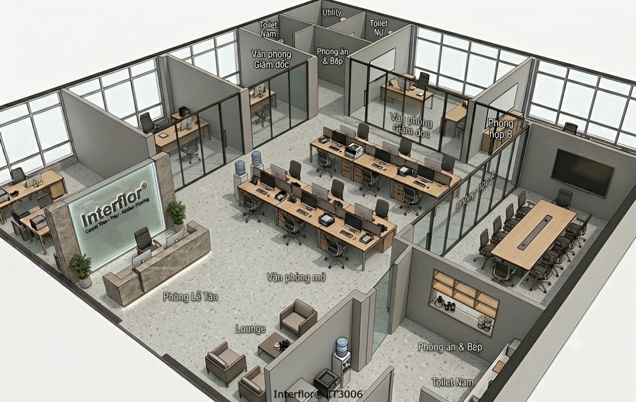 Sàn Nhựa Terrazzo IT3006