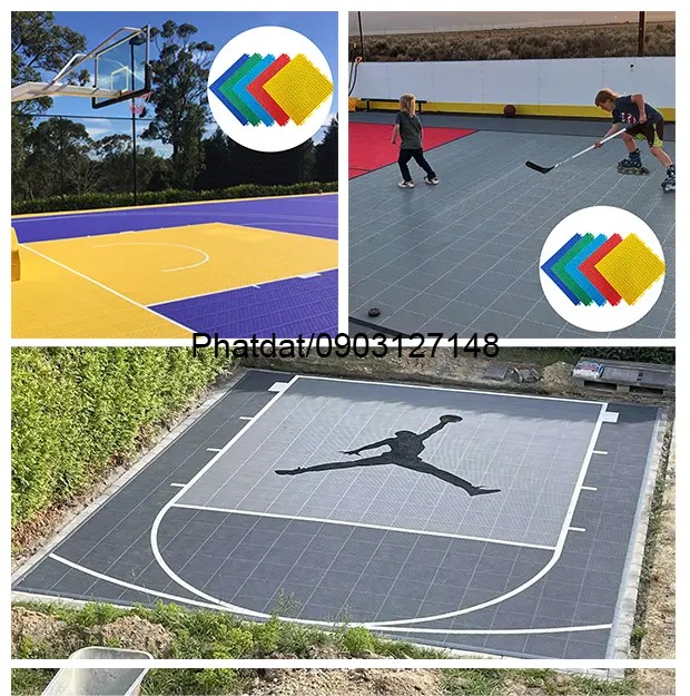 Sàn thể thao với tấm nhựa pp sport